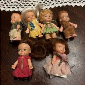 Vintage 1965-1966 Uneeda Pee Wee Dolls Lot